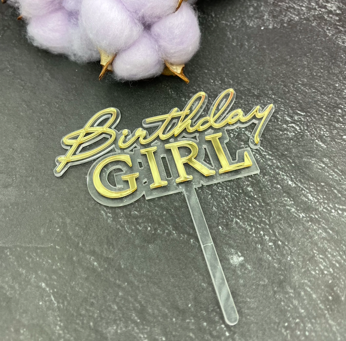 Топпер Birthday girl Изображение Топпер Birthday girl